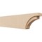 Ekena Millwork 4in. W x 8in. H x 32in. L Rivera Woodgrain TimberThane Rafter Tail, Primed Tan RFTUR04X08X32RIVRCPR - alternate 1